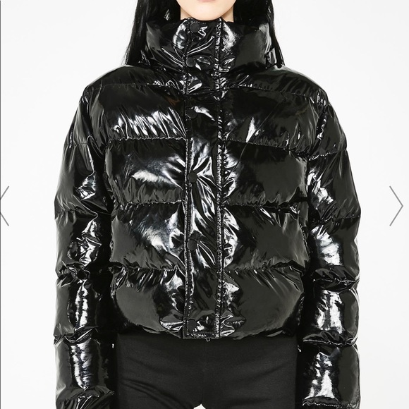 Current Mood Jackets & Blazers - Black Puffer Jacket